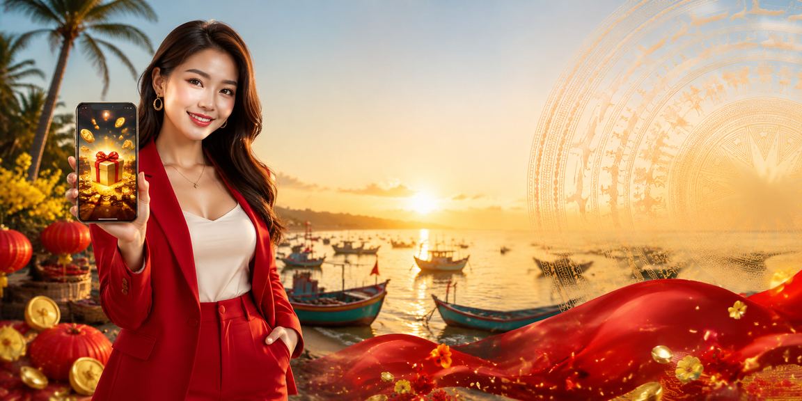 Người dùng đăng ký nhận thưởng tại Mũi Né